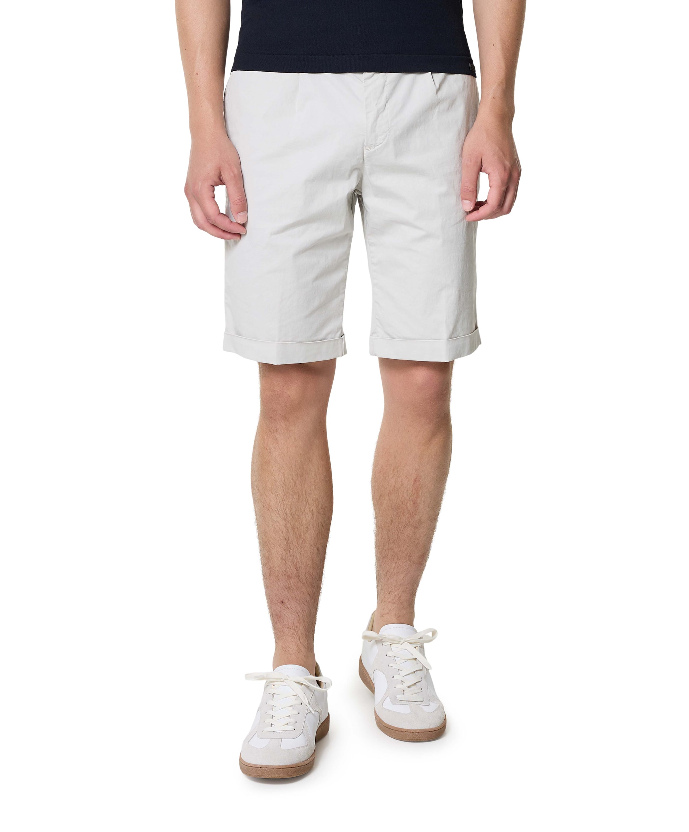 heren korte broek grijs