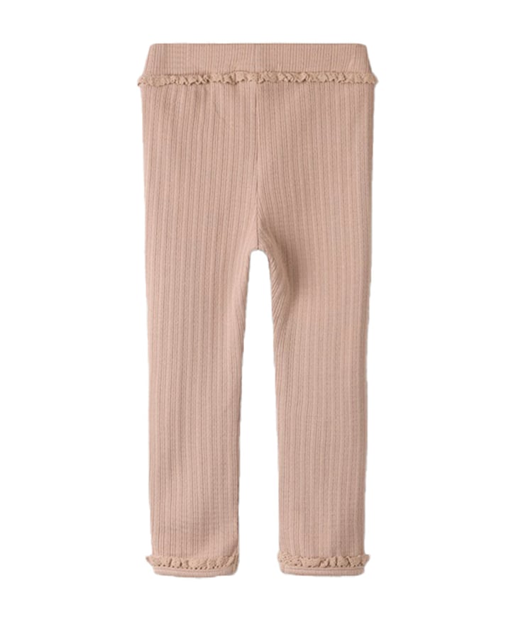NBFBABETTE SLIM LEGGINGS LIL meisjes broek beige