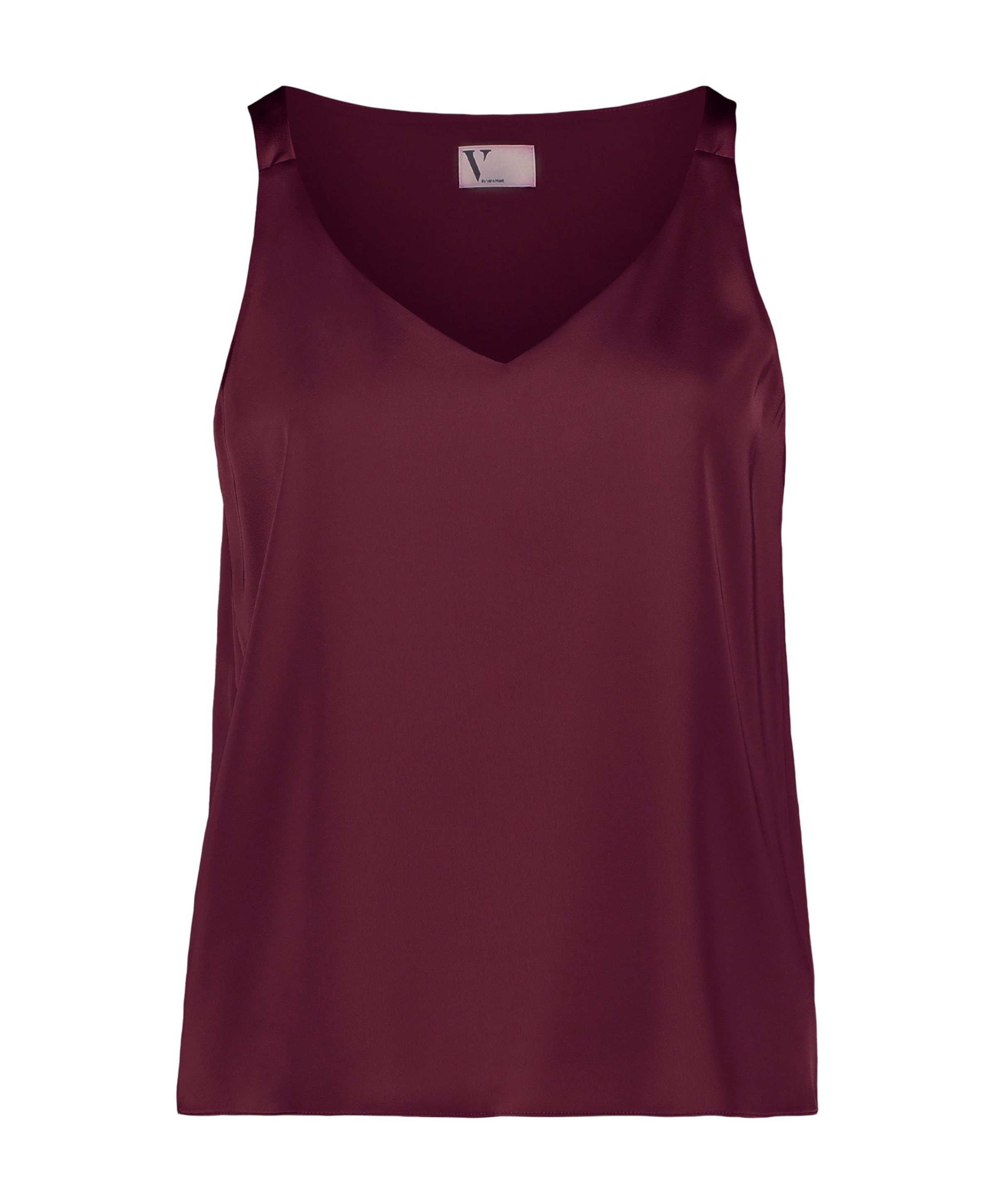 Dames top bordeaux