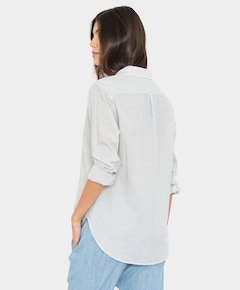 Dames blouse blauw