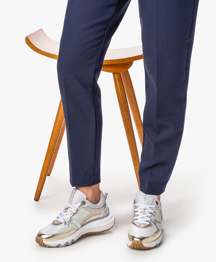 dames sneakers zilver