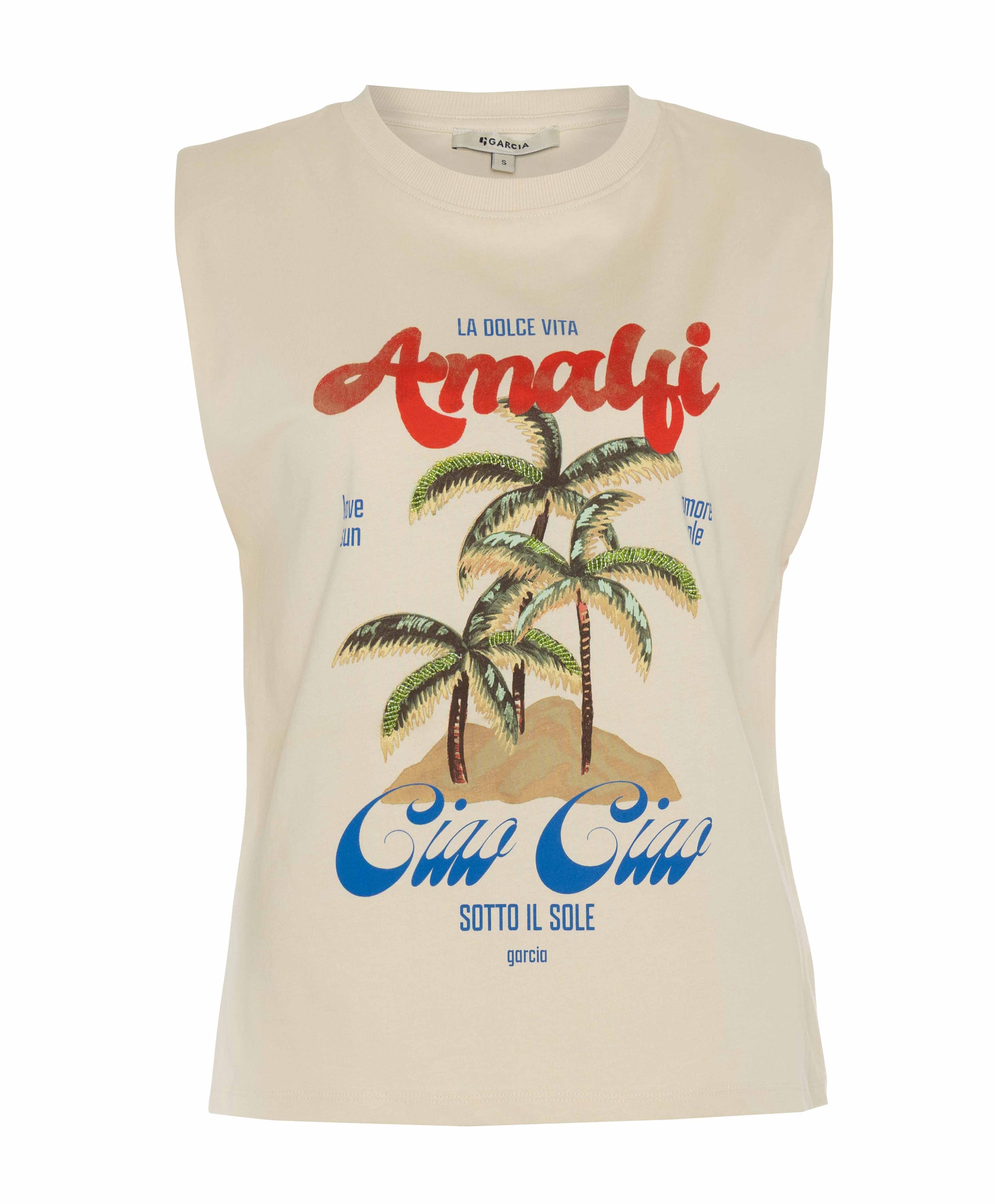 Dames T-shirt ecru