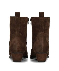 Rose dames enkellaarzen bruin