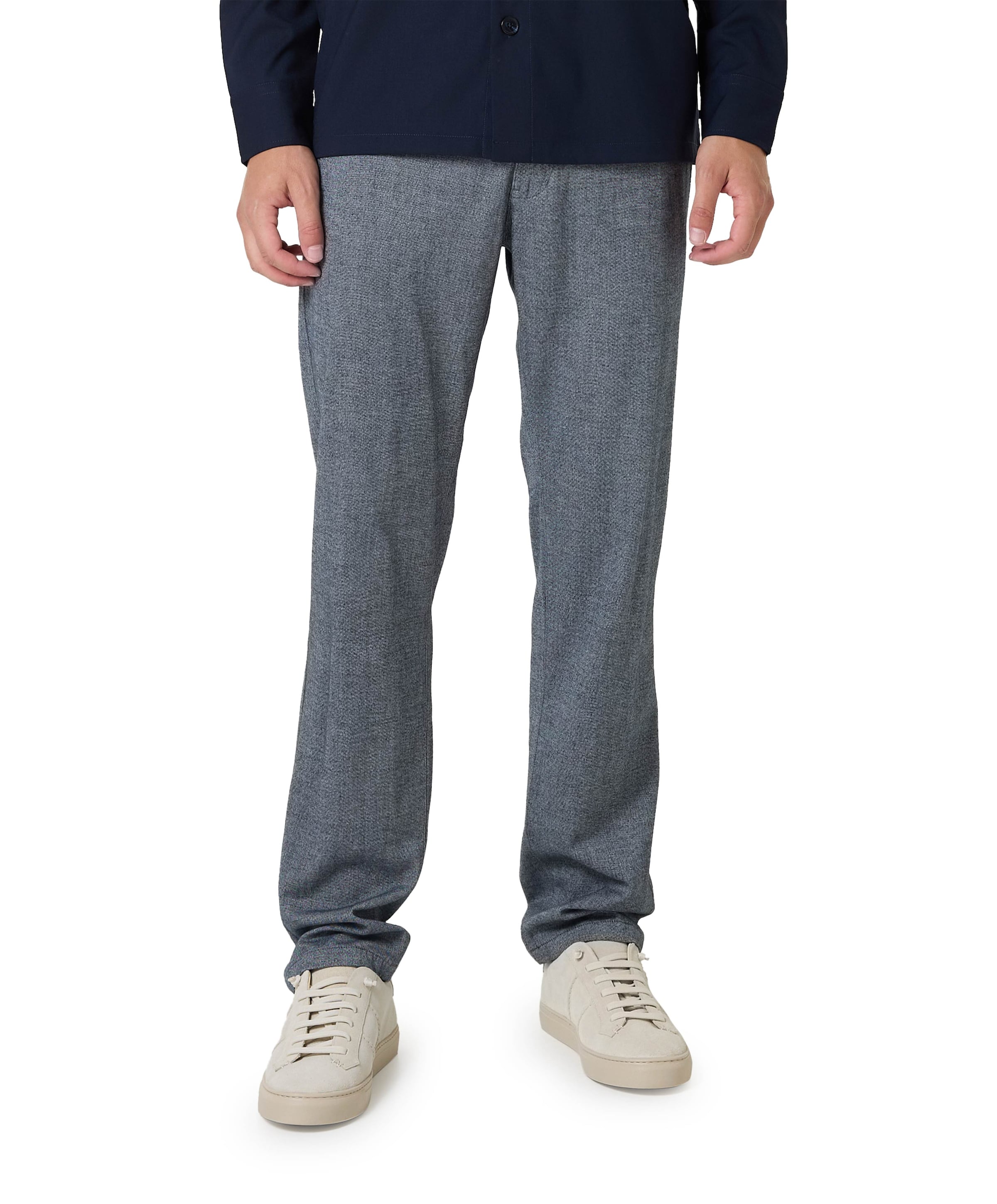 MAparker heren pantalon blauw