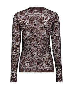 Dames longsleeve bruin