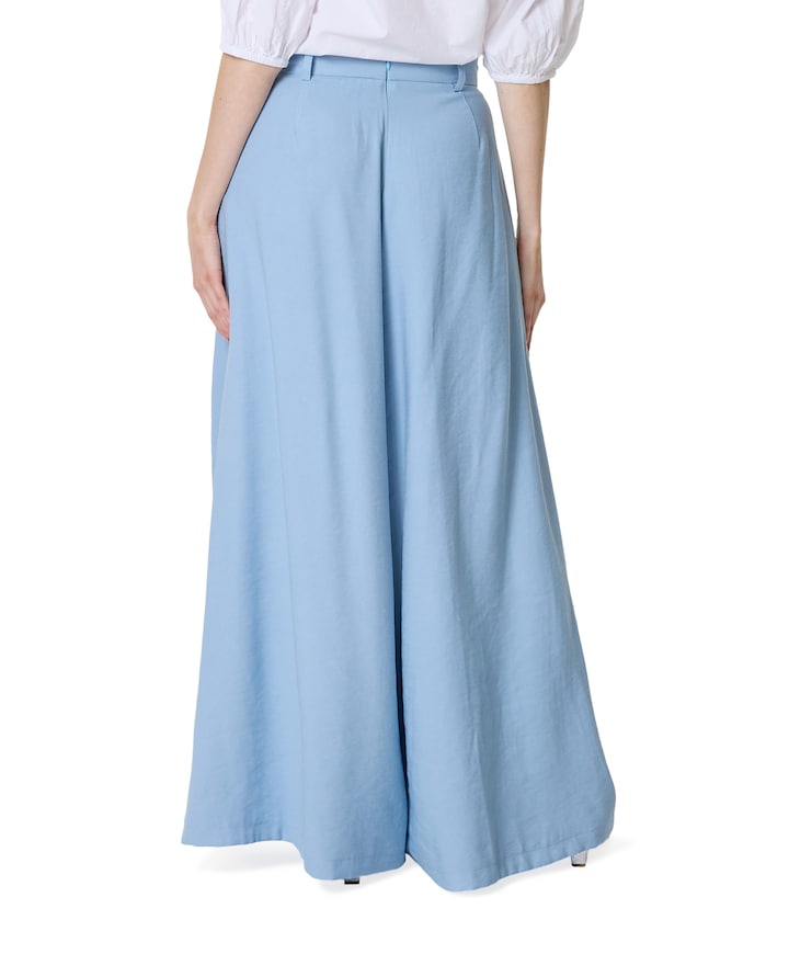 dames broek blauw
