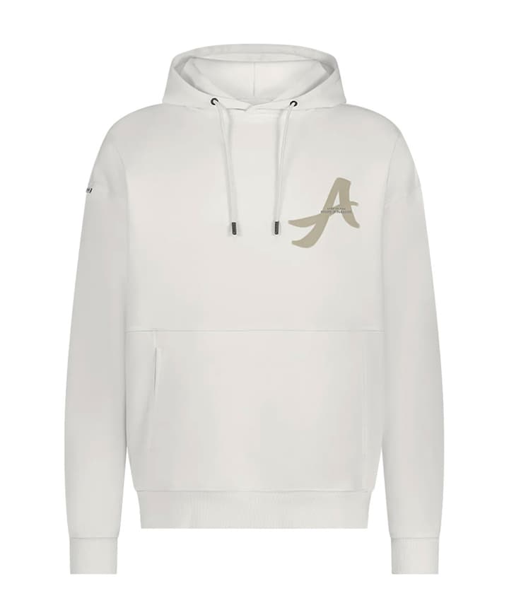 Heren hoodie ecru