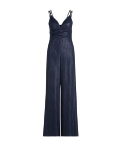Overall Lang ohne Arm dames jumpsuit blauw
