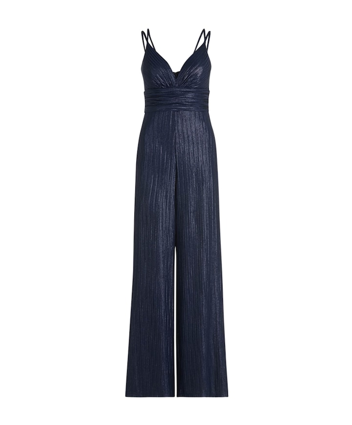 Overall Lang ohne Arm dames jumpsuit blauw