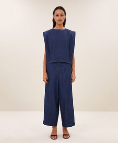 Dames top blauw
