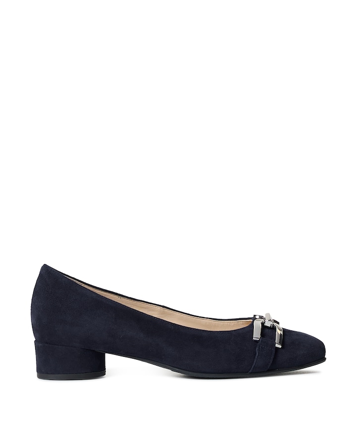 dames pumps blauw