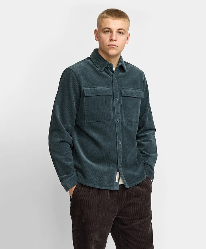 Heren overshirt groen