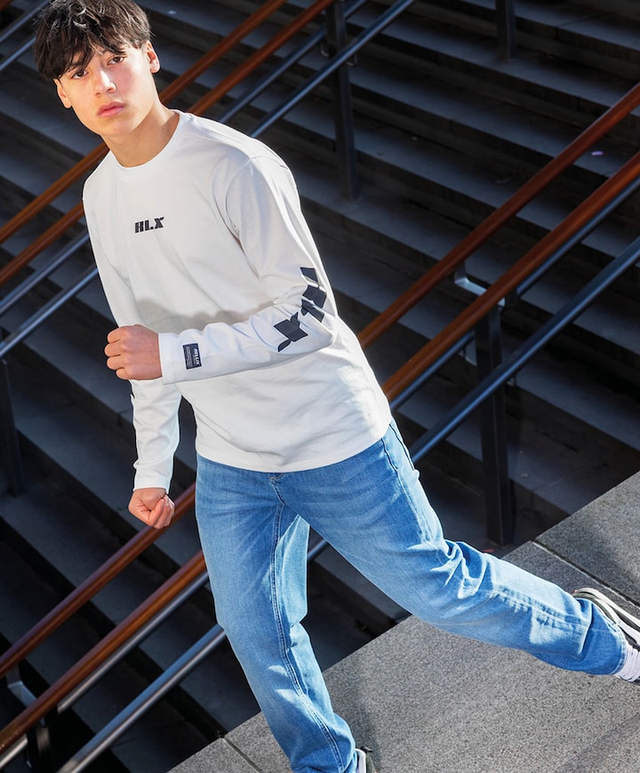 Jongens longsleeve wit