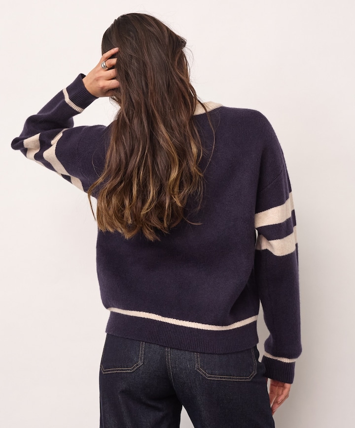Dames trui blauw