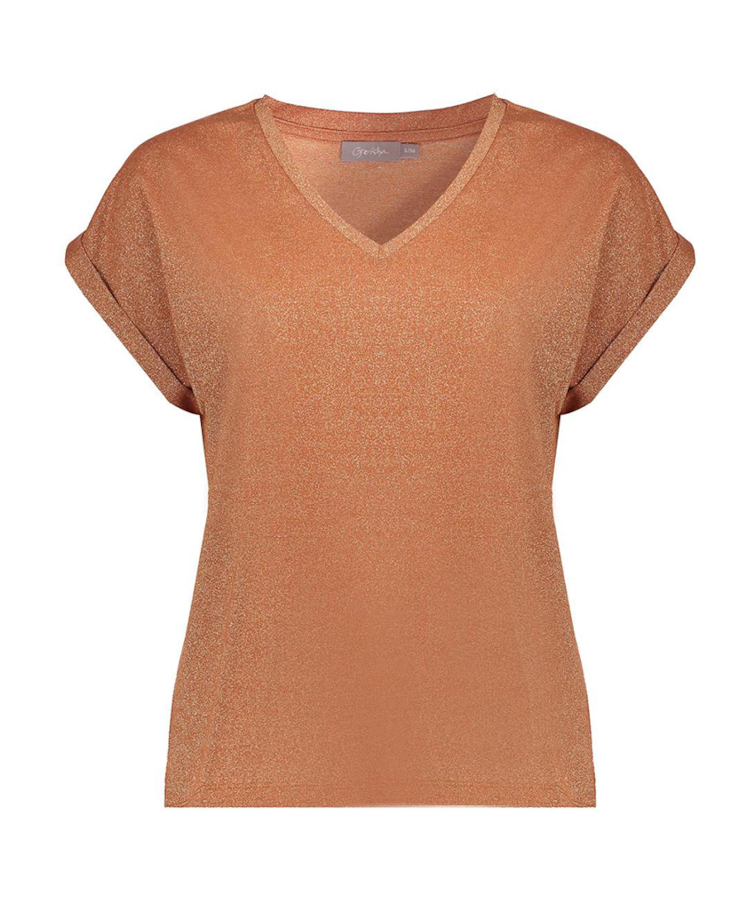 Dames T-shirt brique