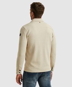 Heren overhemd lange mouw ecru