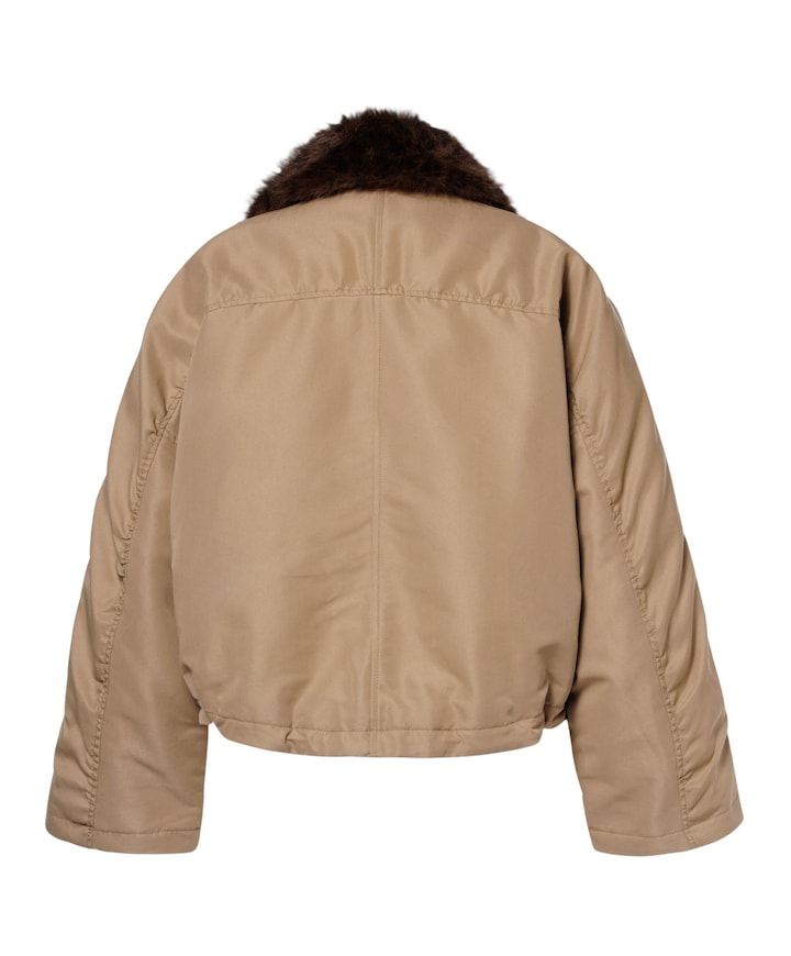 Dames jas beige