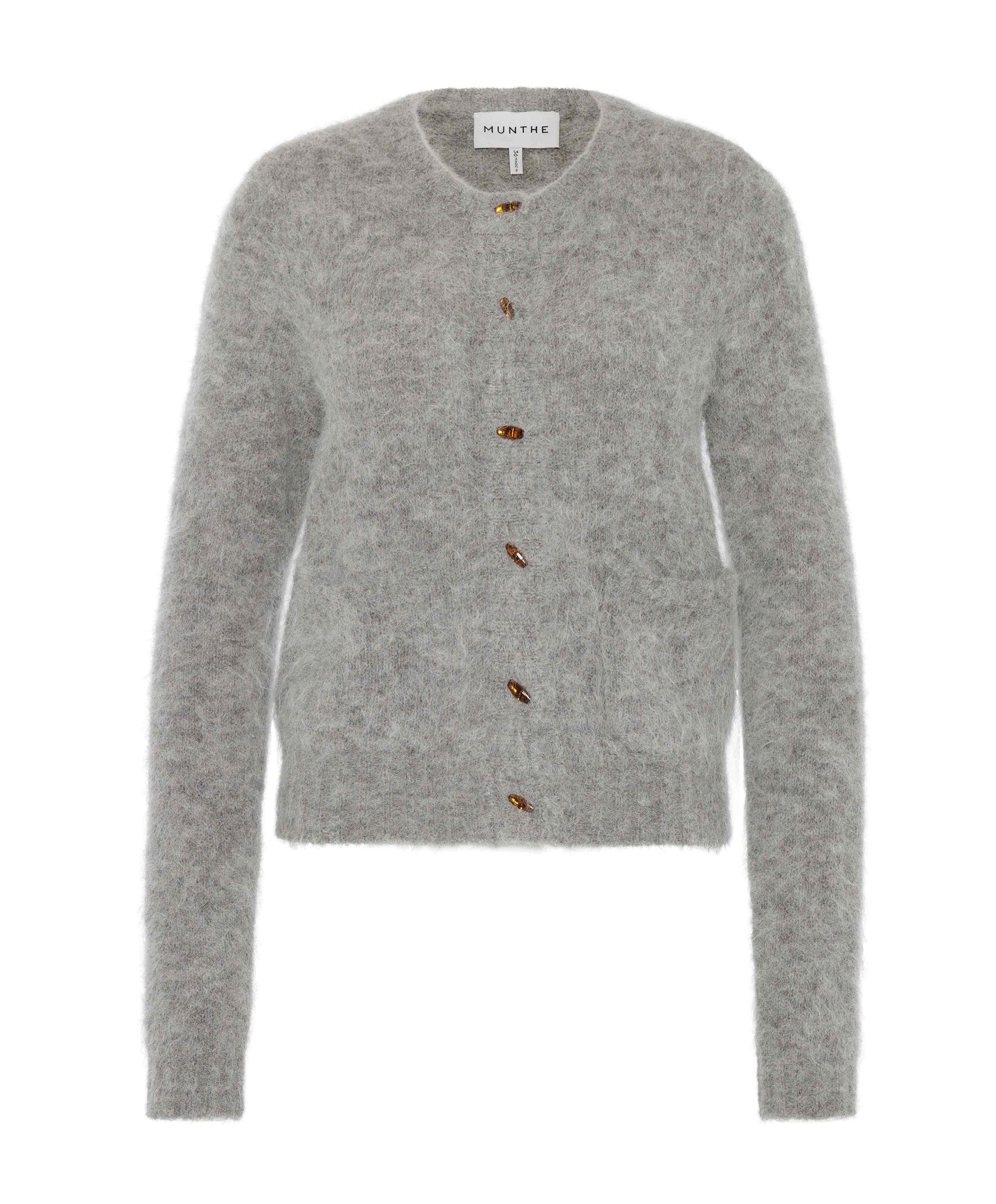 Dames vest grijs