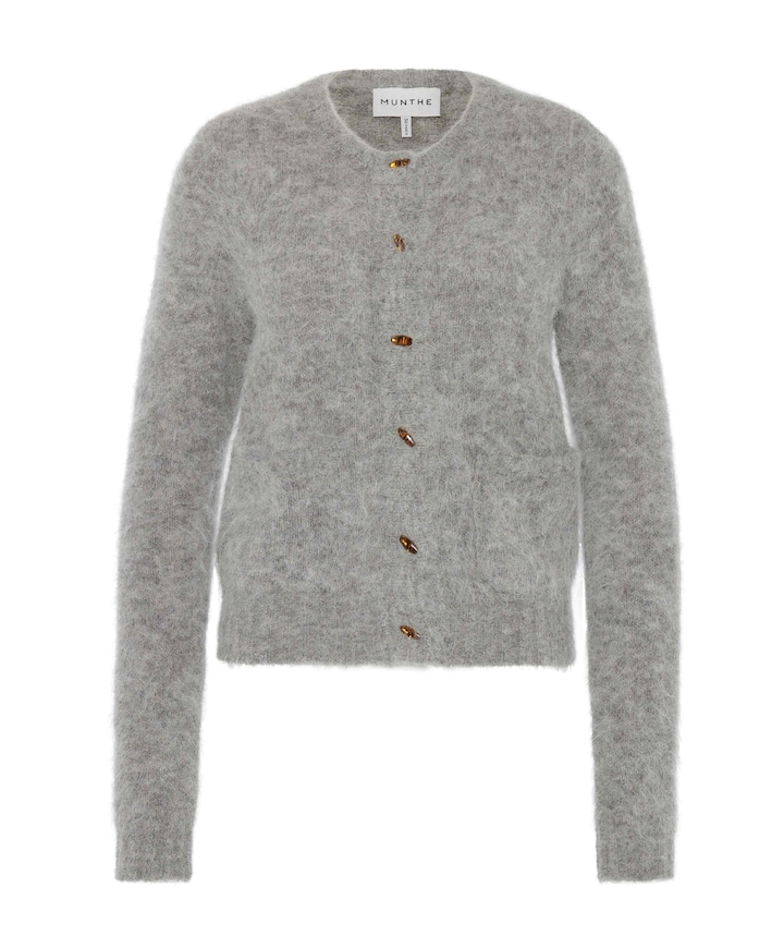 Dames vest grijs
