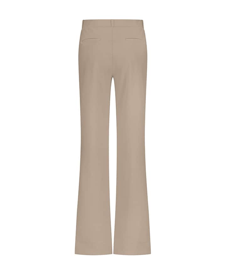 Lexie LONG bonded trousers dames broek beige