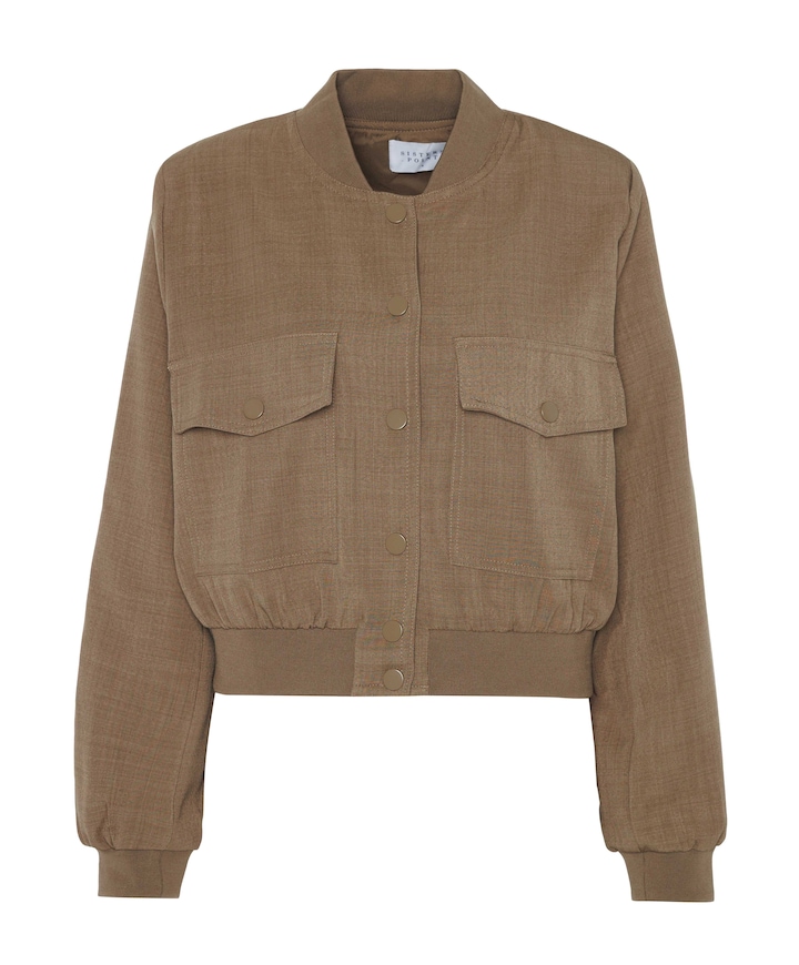 Dames jas beige