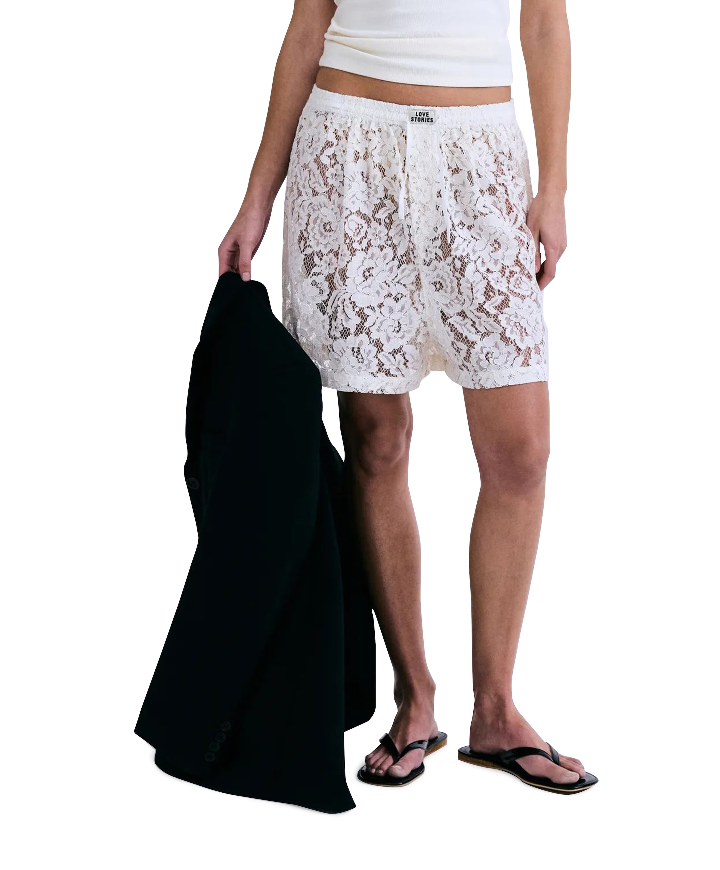 Alfie dames bermuda ecru