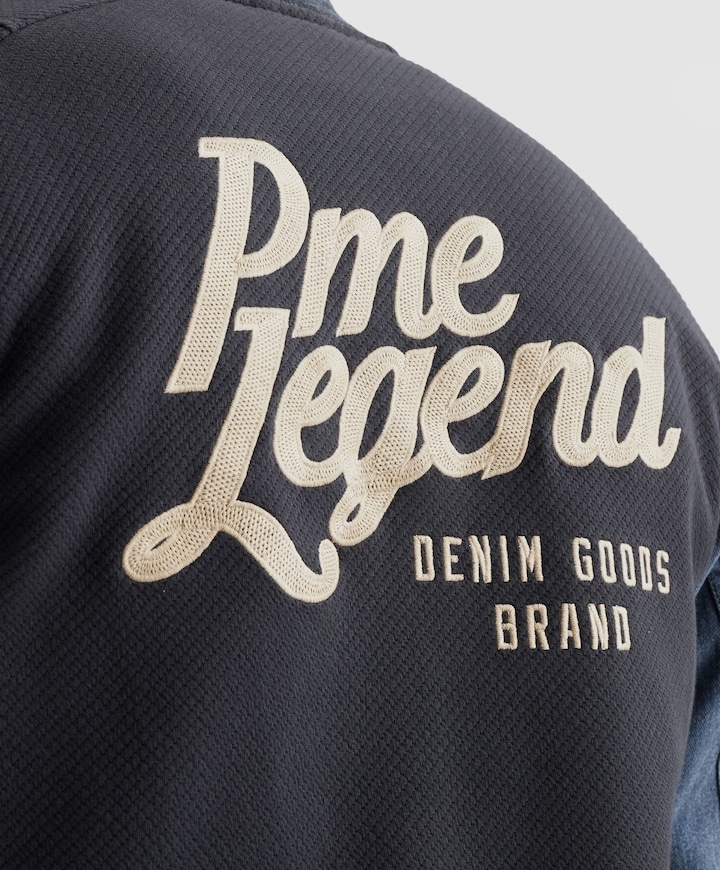 Heren jas blauw