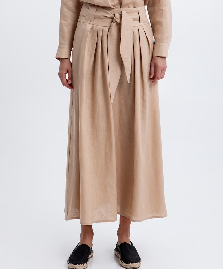Dames rok beige