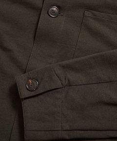 Heren overshirt bruin