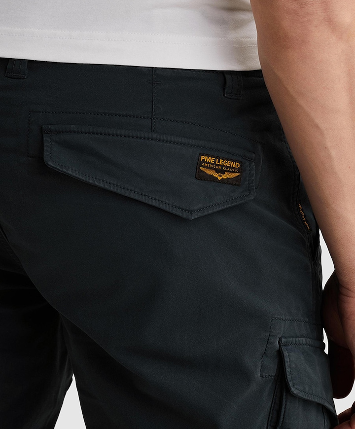NORDROP CARGO SHORTS STRETCH TWILL heren korte broek blauw