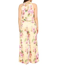 Overall Lang ohne Arm dames jumpsuit geel