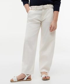 BARREL meisjes broek ecru