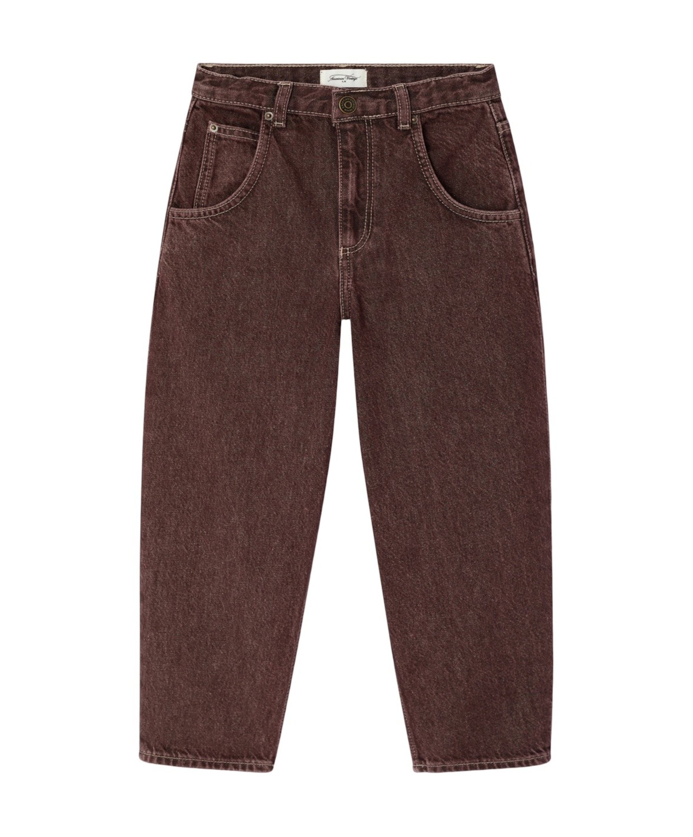 Oshow uniseks jeans  bruin