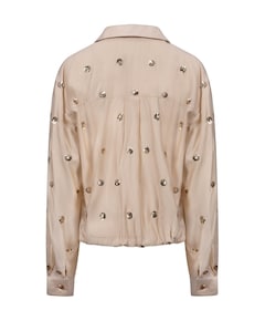 Dames blouse beige