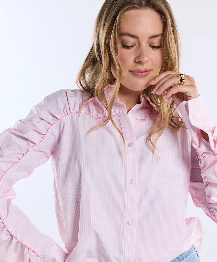 Dames blouse roze