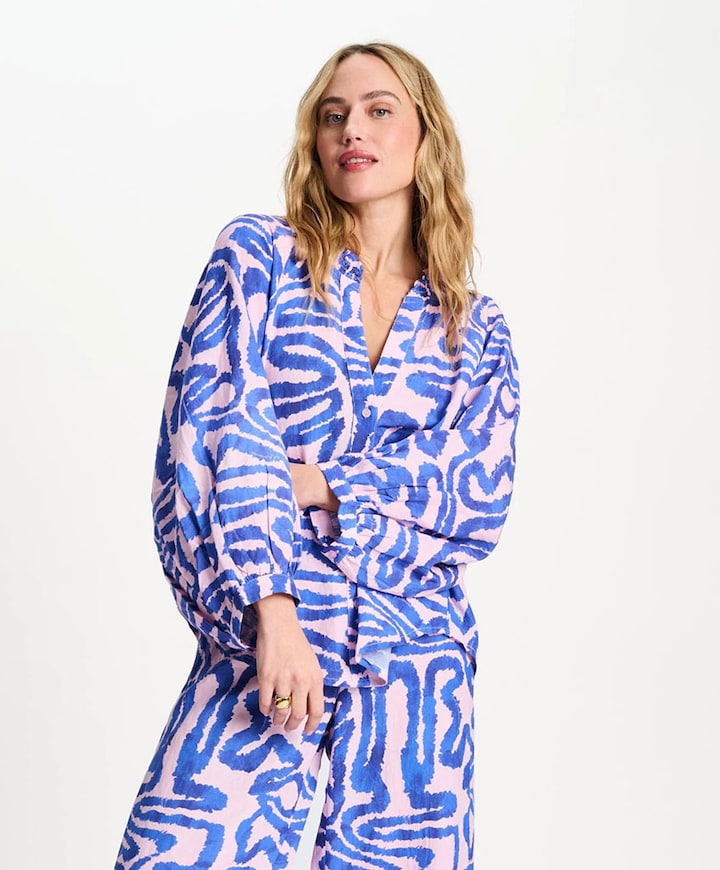 Dames blouse multicolor