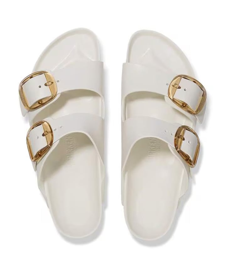 Arizona Big Buckle EVA Women dames badslipper ecru