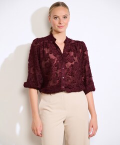Dames blouse bordeaux