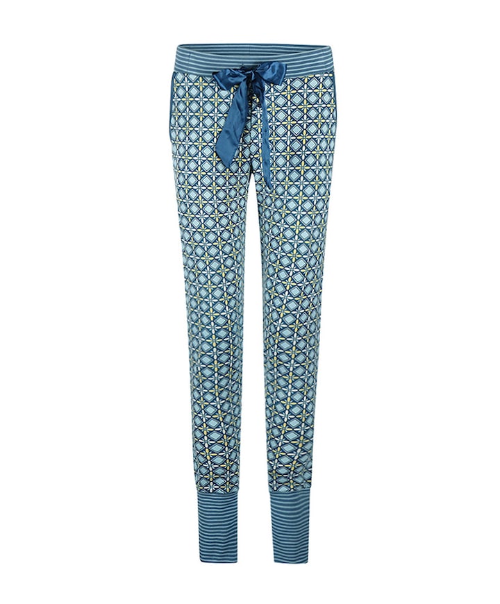 Dames pyjamabroek blauw