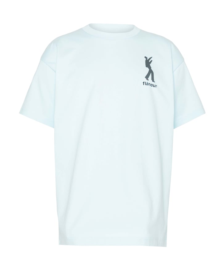 Heren T-shirt blauw