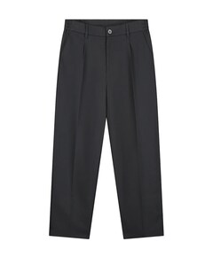 OLAF Regular Twill Pleated Chino's heren broek zwart