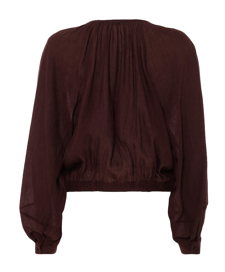 Dames blouse bordeaux