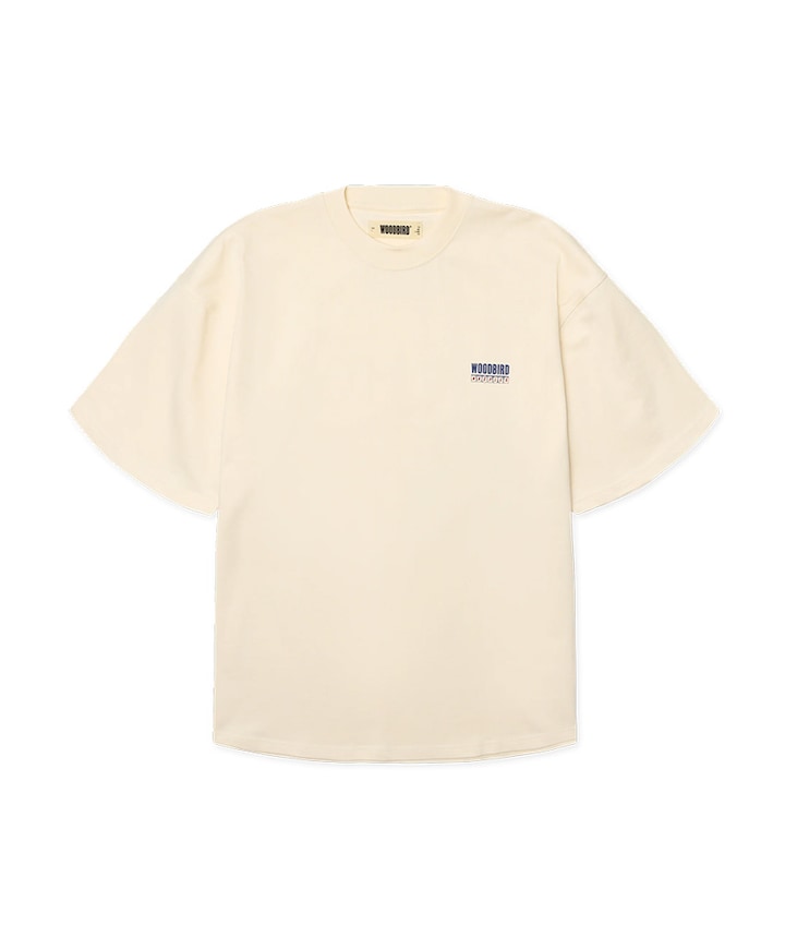 Heren T-shirt ecru