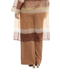 X-FLAMO_WIDE dames broek bruin