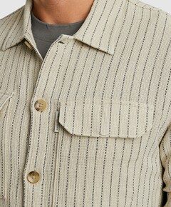 Overhemd lange mouw beige