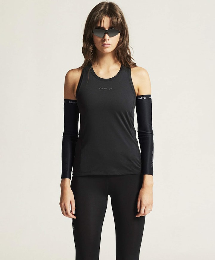 Dames singlet zwart
