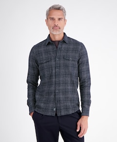 Heren overshirt blauw
