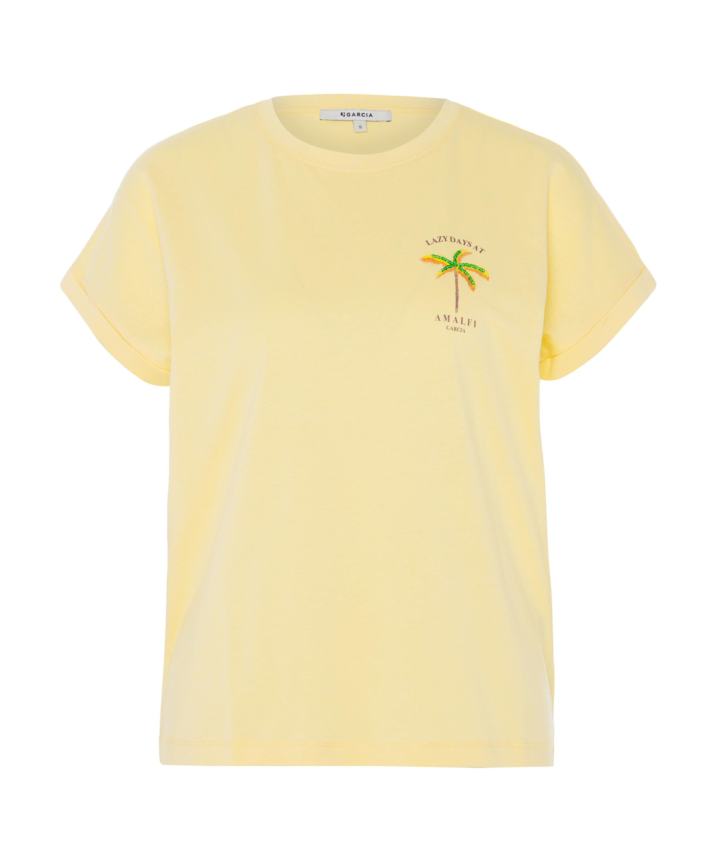Dames T-shirt geel