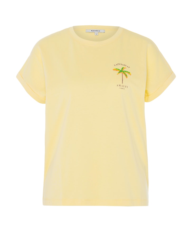 Dames T-shirt geel