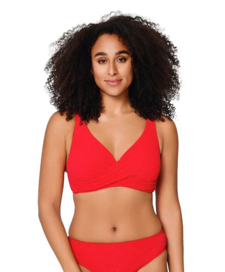 Dames bikinitop rood